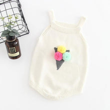 Ice Cream Baby Knit Romper