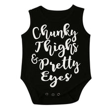Chunky Eyes Black Bodysuit