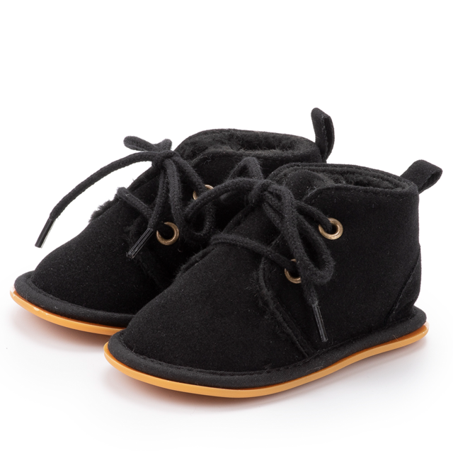 Rubber  Bottom Baby Shoes