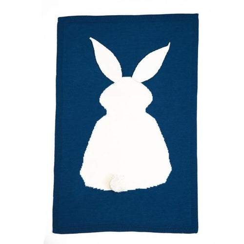 Bunny Knit Toddler Blanket