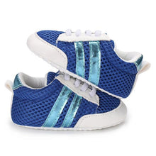 Double Striped Mesh Baby Shoes