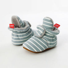 Striped Baby Booties