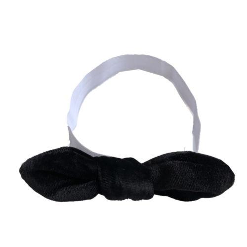 Velour Bow Headband