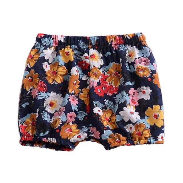 Summer Floral Toddler Shorts