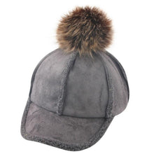 Baby Baseball Winter Cap with Fur
