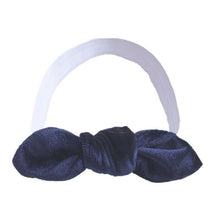 Velour Bow Headband