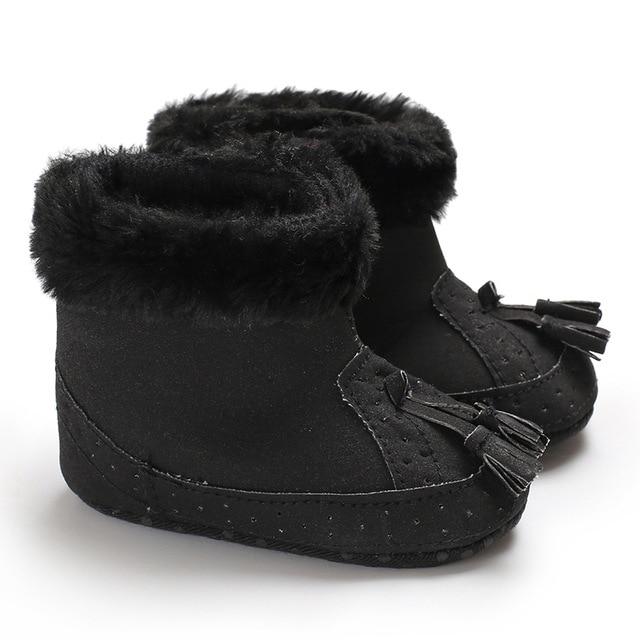 Tassel Fur Lined Booties