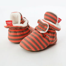 Striped Baby Booties
