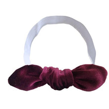 Velour Bow Headband