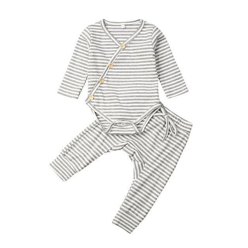 Kameron Striped Baby Outfit