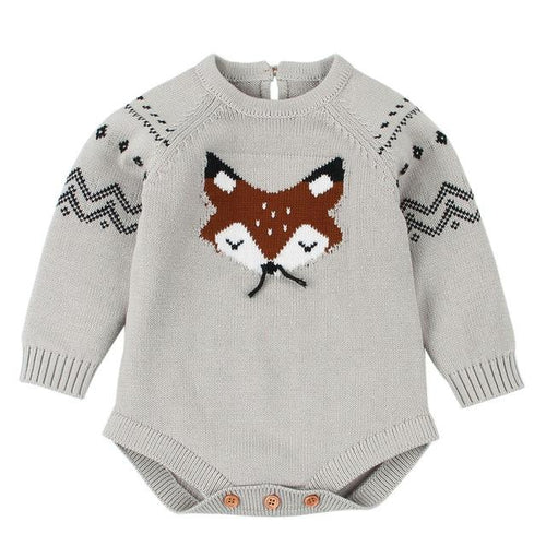 Fox Knit Romper