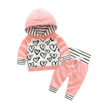 Heart Baby Hooded Outfit