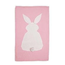 Bunny Knit Toddler Blanket