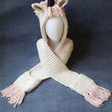 Unicorn Hoodie Knit Scarf