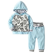 Heart Baby Hooded Outfit