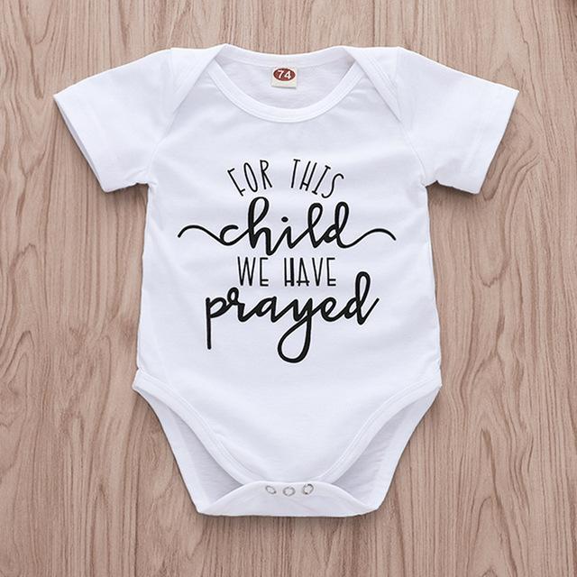 For This Child We Have Prayed Onesie