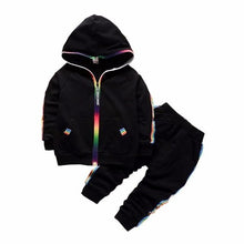 Black Rainbow Track Suit