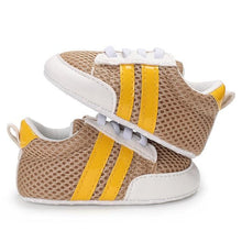 Double Striped Mesh Baby Shoes